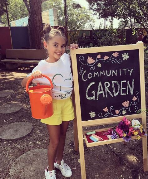 Ariana Greenblatt loves gardening