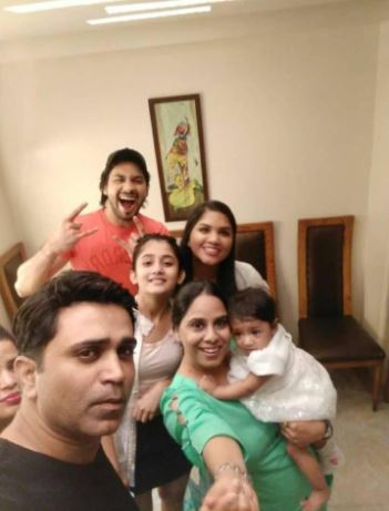 Ashlesha Thakur and her family