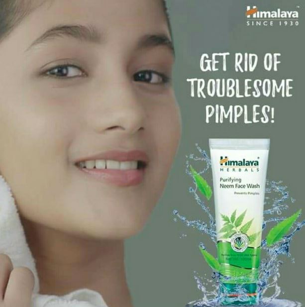 Ashlesha Thakur in the commercial advertisement of Himalaya Neem Face Wash