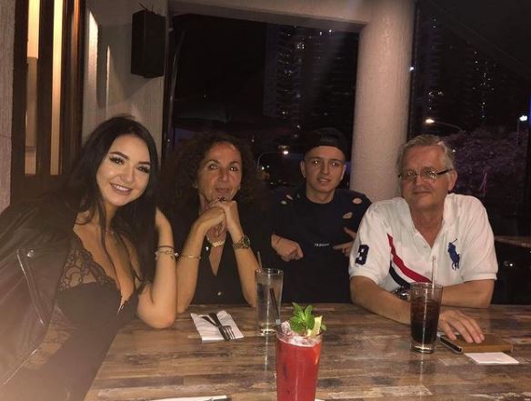 Atis Paul with his family
