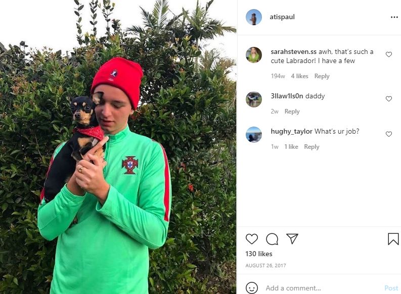 Atis Paul's first Instagram post