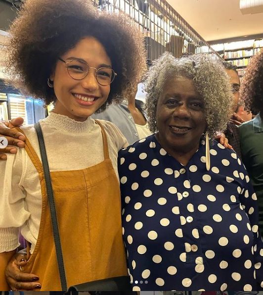 Bruna Inocencio with Conceição Evaristo