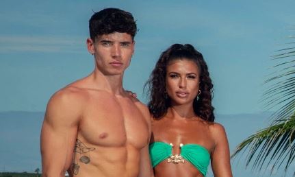 Cam Holmes with Emily Miller on Too Hot To Handle 2