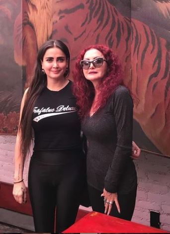 Celia Lora is very close to her mother Chela Lora