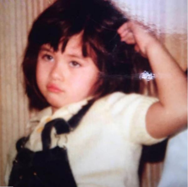 Childhood image of Mylène Jampanoï