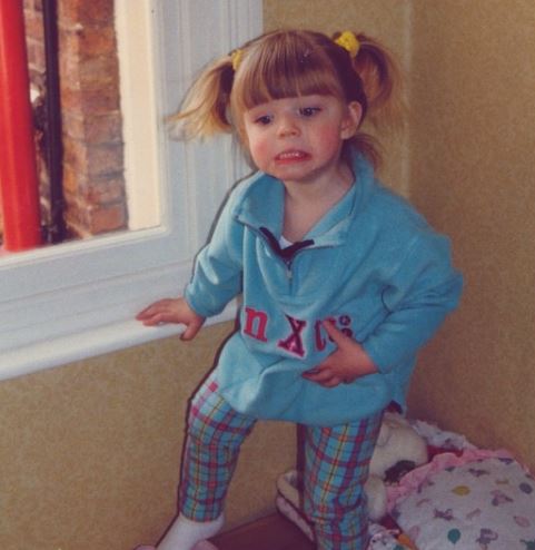 Childhood image of Niamh Adkins