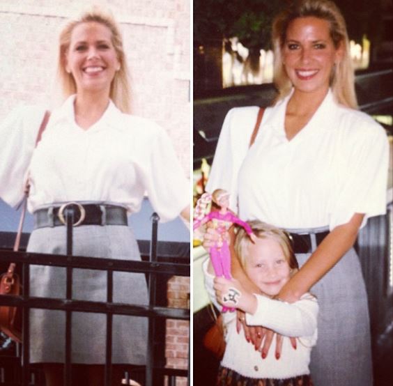 Childhood photo of Natalie Viscuso with her mother Tammie Kay Baumann