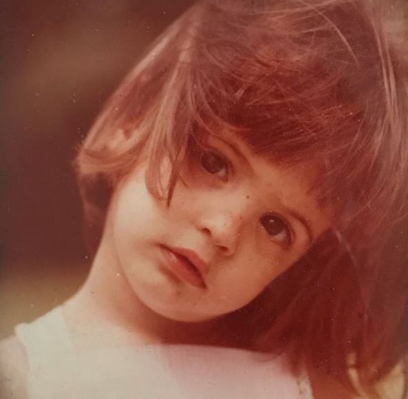Childhood photo of Paula Marcenaro Solinger