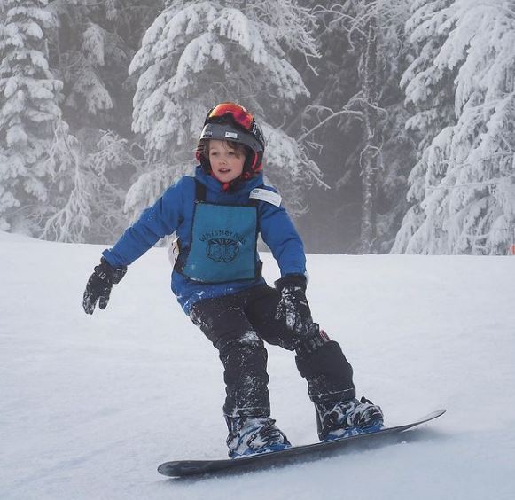 Christian Convery loves snowboarding