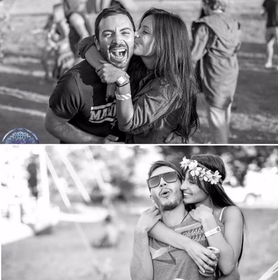 Christina Carmela and her brother