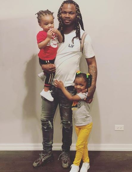 DThang with his kids