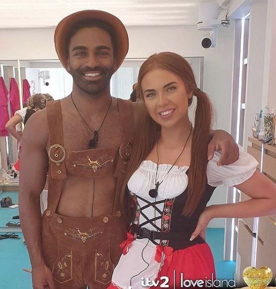 Demi Jones dated Nas Majeed at Love Island