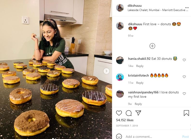 Diksha Sharma favorite dessert