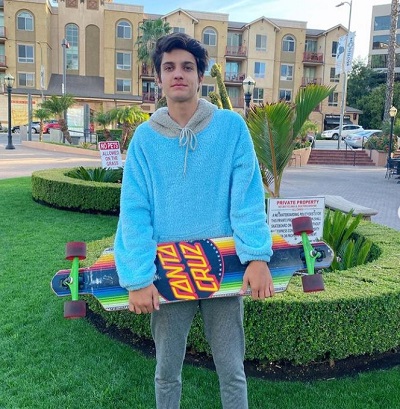Dom Brack is an adventure-loving person, he often seen doing skating, surfing, racing