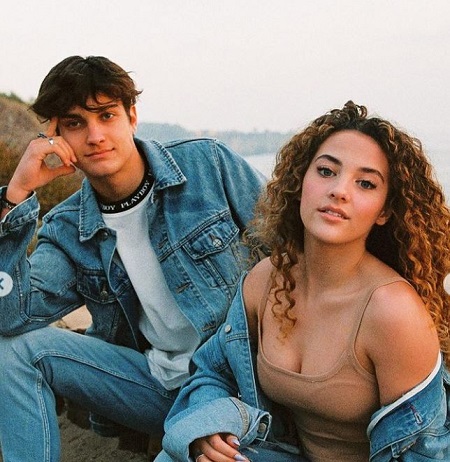 Dom Brack with his girlfriend and best friend Sofie Dossi