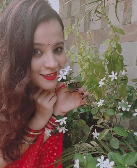 Ekta Sharma loves flowers