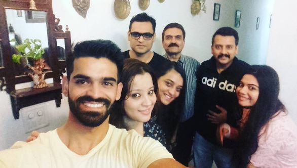 Ekta Sharma with her friends