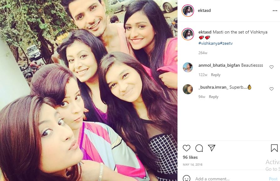 Ekta Sharma's first Instagram post
