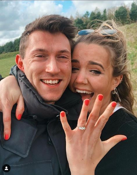 Emily Clarkson with her boyfriend Alex Andrew