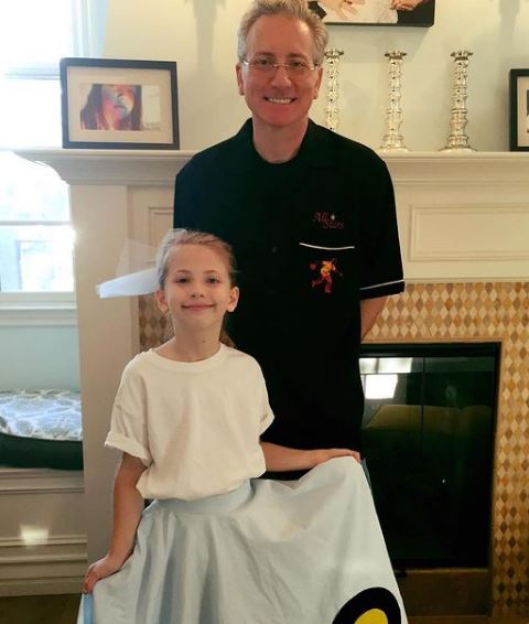 Emmy DeOliveira with her father Joe DeOliveira