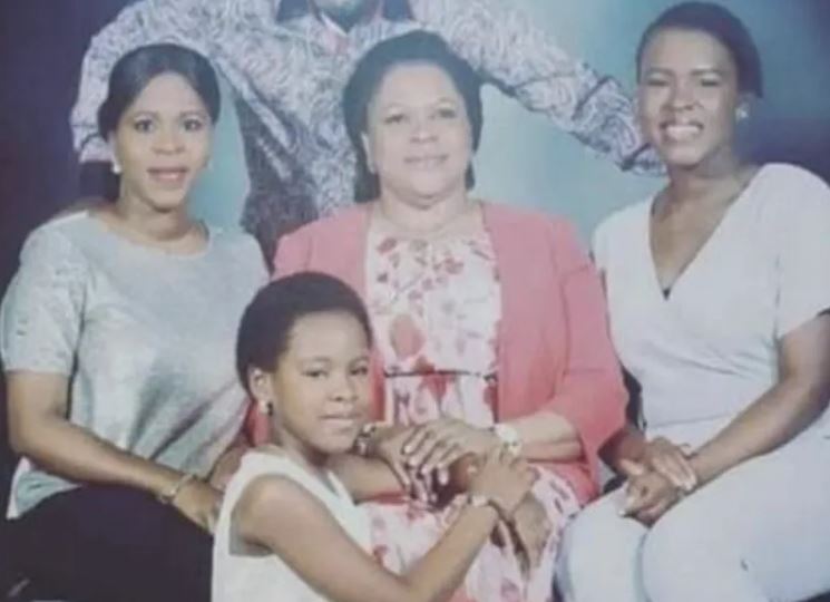 Evelyn Joshua with her children