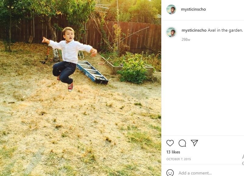 First Instagram post of Mystic Inscho