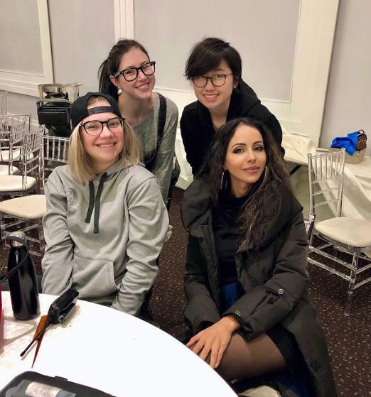 Gia Sandhu and her friends