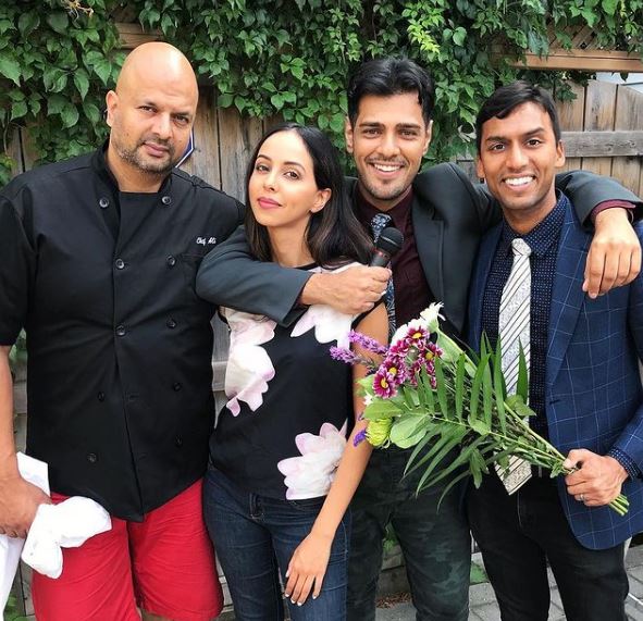 Gia Sandhu with her friends