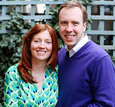 Gina Coladangelo lover Matt Hancock with his wife Martha Miller Hancock