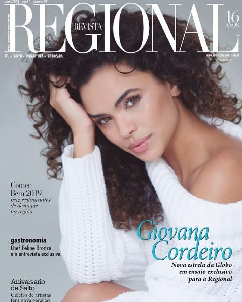 Giovana Cordeiro featutred on Magazine cover pages