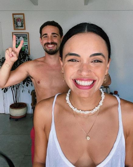 Giovana Cordeiro with her boyfriend Giuliano Laffayette