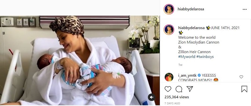 Golden Cannon father Nick Cannon became a father of twin boys named on June 14, 2021