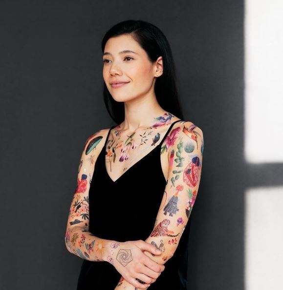 Hanako Greensmith loves tattoos
