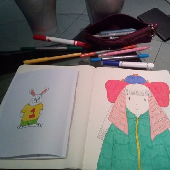 Hila Klein loves sketching