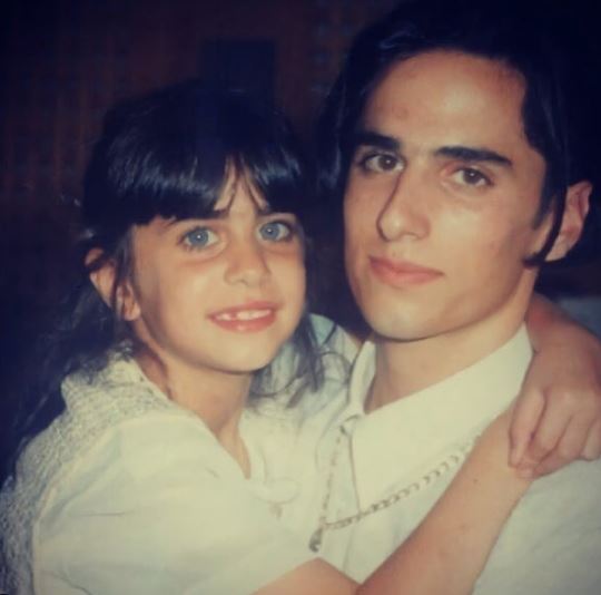 Hila Klein with her brother