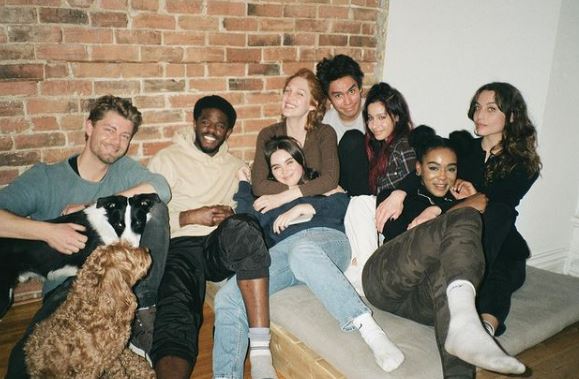 Hope Lauren with the cast of The Republic of Sarah