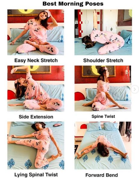 Isha Anand Sharma does Yoga