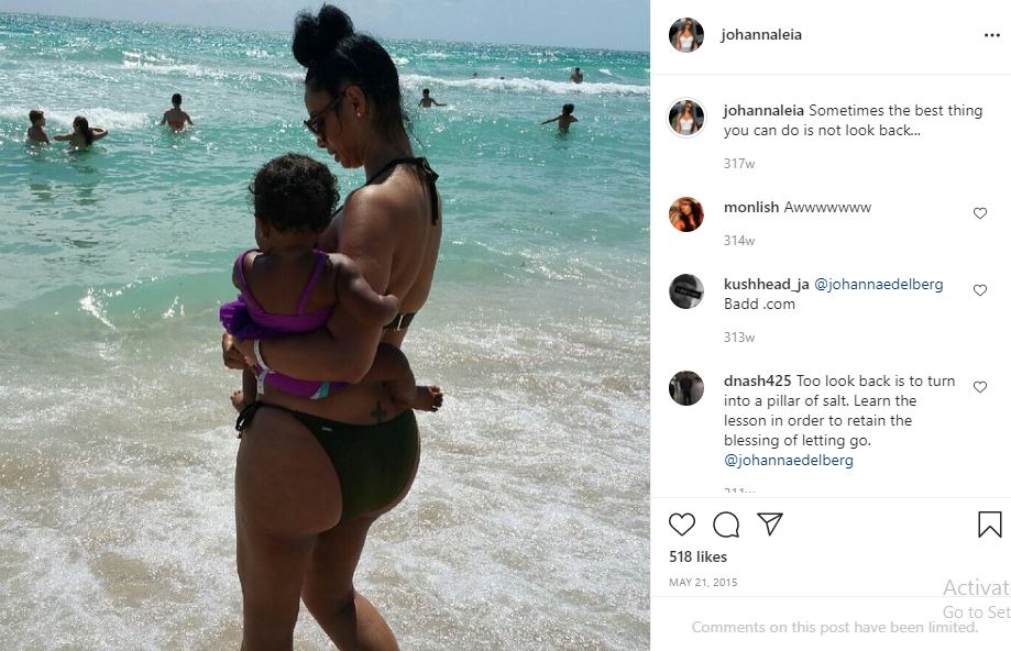 Johanna Leia's first Instagram post