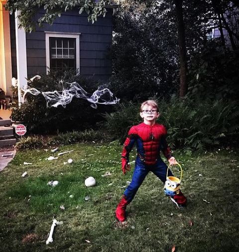 Julian Hilliard is a fan of Spiderman