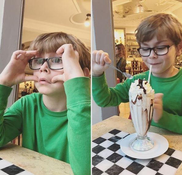 Julian Hilliard loves milkshakes