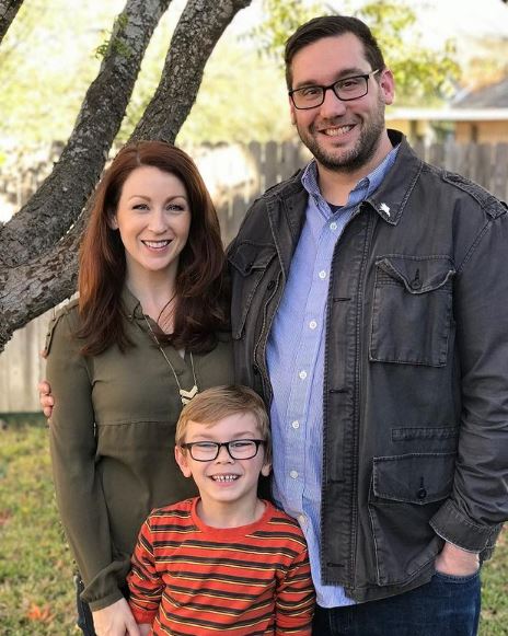 Julian Hilliard with his father Justin Hilliard and mother Arianne Martin