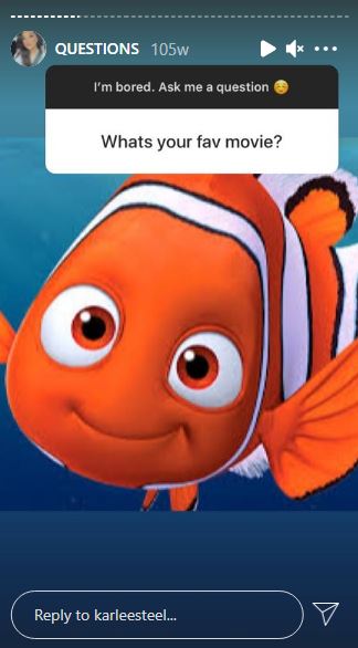 Karlee Steel's favorite movie