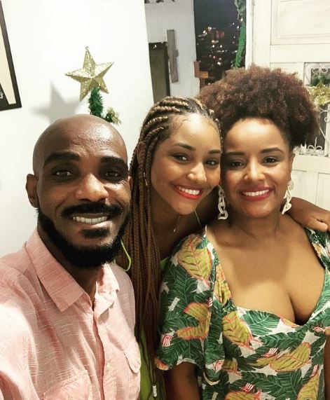 Kathlen Romeu with her parents