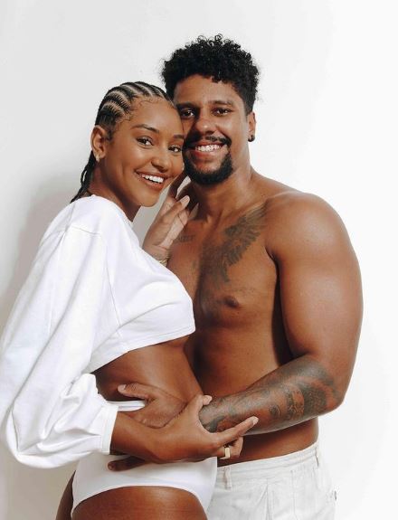 Kathlen Romeu with her partner Marcelo Ramos