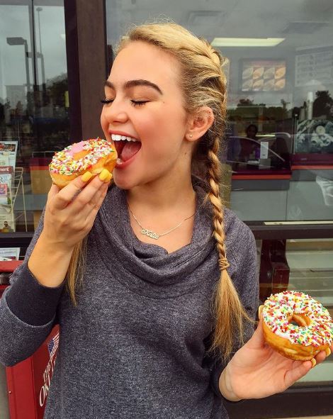 Katie Kelly loves donuts