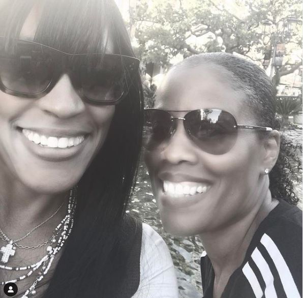 Kenya Duke with her cousin Gigi