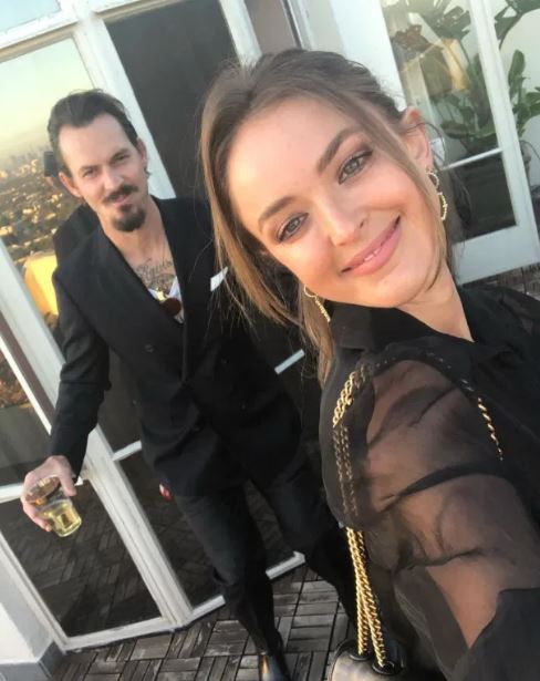 Kristopher Brock with Kaitlynn Carter