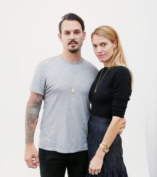 Kristopher Brock with his former wife Laura Vassar