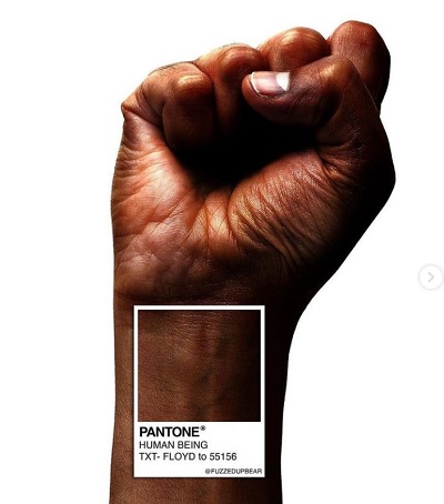 Lauren Bullen supported the Black Lives Matter campaign