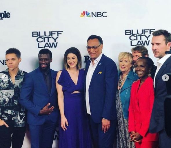 MaameYaa Boafo attended the premiere of Bluff City Law TV series